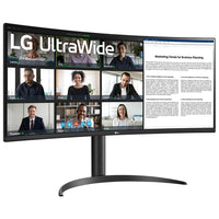 LG 34WR55QK B 34" Curved UltraWide WQHD HDR 10 100Hz Monitor with USB Type-C