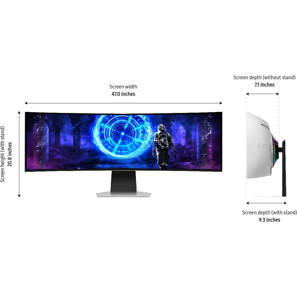 Samsung 49" Odyssey OLED G9 (G95SD) Dual QHD 240Hz 0.03ms Curved Gaming Monitor