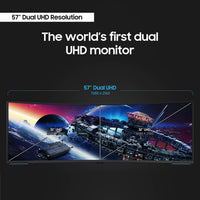 Samsung 57" Odyssey Neo G9 Dual 4K UHD Quantum Mini-LED 240Hz HDR Curved Gaming Monitor