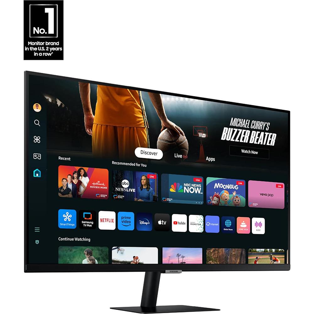 Samsung 32" Smart Monitor M7 (M70D) 4K UHD with Streaming TV, Speakers and USB-C