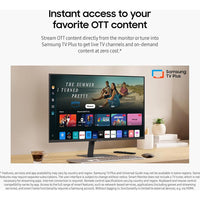 Samsung 32" Smart Monitor M7 (M70D) 4K UHD with Streaming TV, Speakers and USB-C