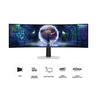Samsung 49" Odyssey DQHD (5,120x1440) 240Hz OLED G9 Curved Gaming Monitor