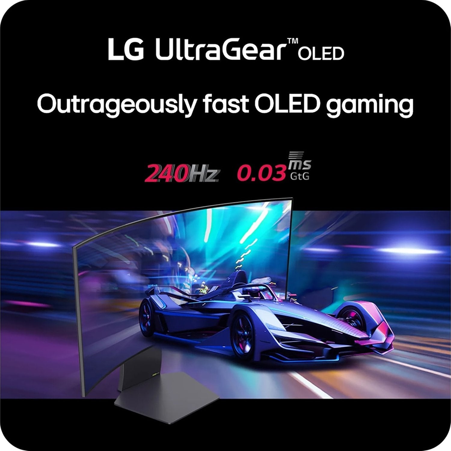 LG 39 inch UltraGear OLED 240Hz 0.03ms G-Sync Compatible 800R Curved Gaming Monitor