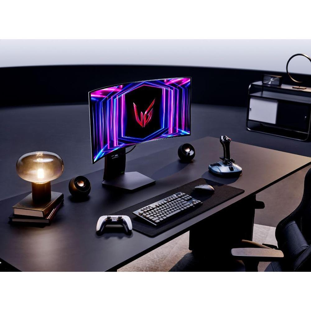 LG 34 inch UltraGear 1440p 240 Hz OLED 800R Curved Gaming Monitor