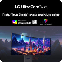 LG 45 inch UltraGear 1440p 240 Hz OLED Curved Gaming Monitor