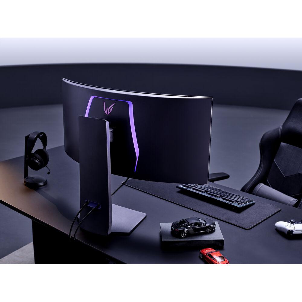 LG 34 inch UltraGear 1440p 240 Hz OLED 800R Curved Gaming Monitor