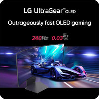 LG 34 inch UltraGear 1440p 240 Hz OLED 800R Curved Gaming Monitor