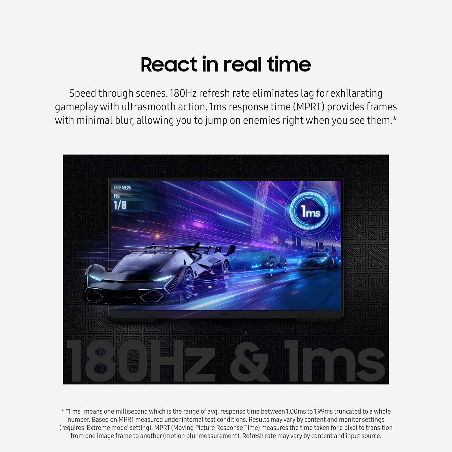 Samsung 32" Odyssey G3 (G30D) FHD 180Hz 1ms Gaming Monitor with Ergonomic Stand