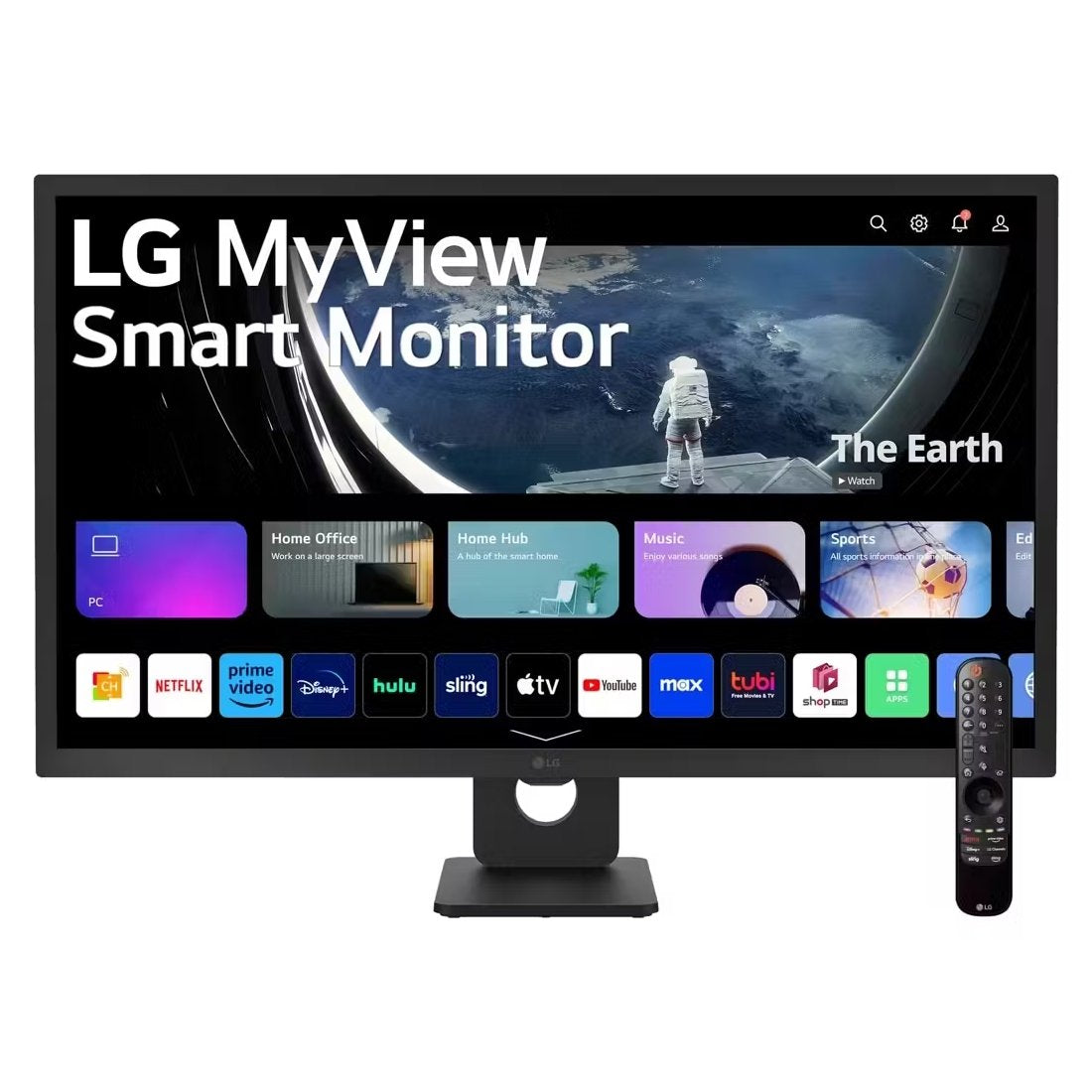 LG  32" Full HD IPS MyView Smart Monitor with webOS and Magic Remote