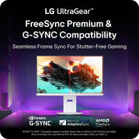 LG Ultragear 32G810SA-W 32-inch IPS Gaming Monitor, 4K UHD, 3840 x 2160, 144Hz, 1ms