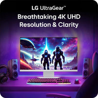 LG Ultragear 32G810SA-W 32-inch IPS Gaming Monitor, 4K UHD, 3840 x 2160, 144Hz, 1ms