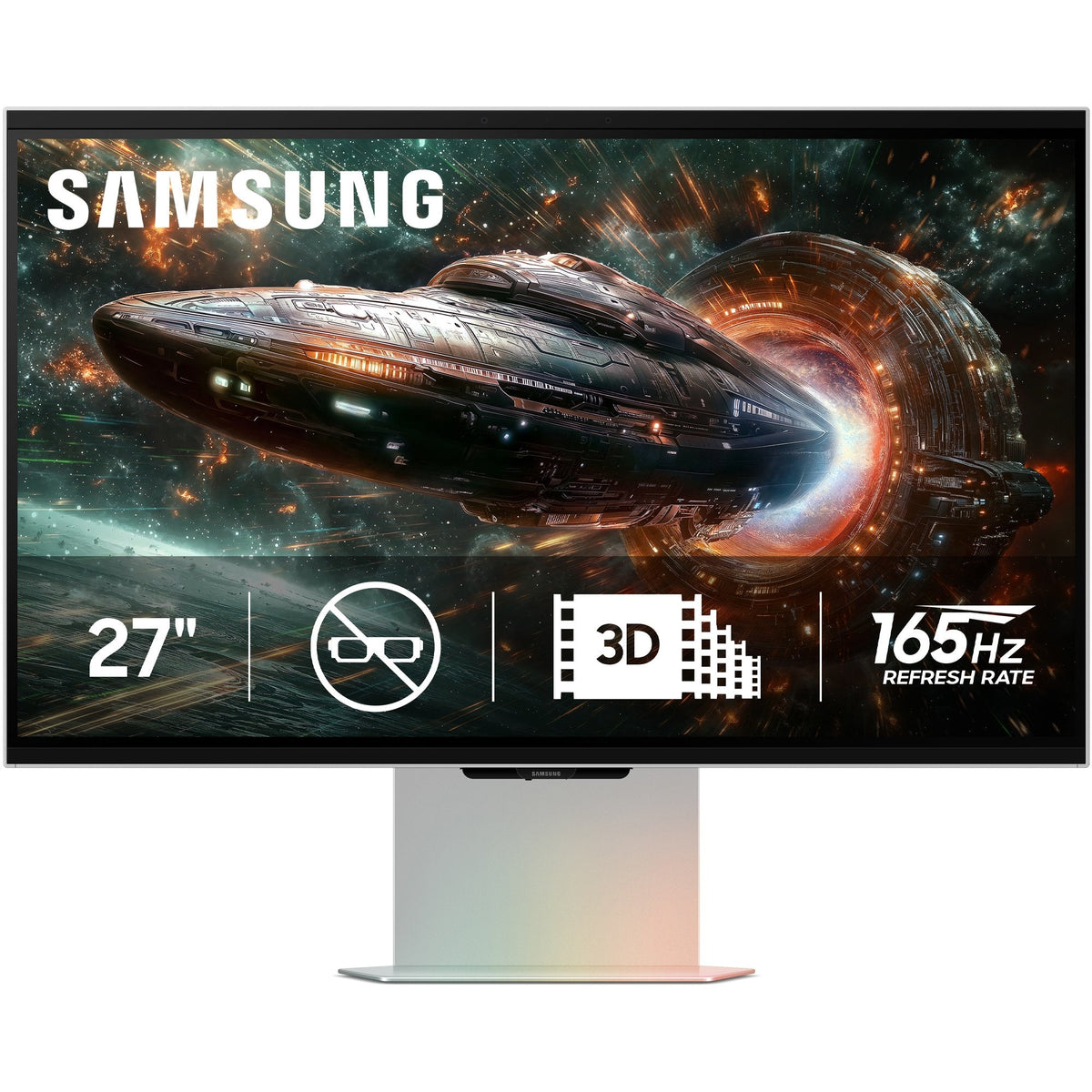 Samsung Odyssey 3D G90XF 27" 4K UHD 2160p 165Hz 1ms AMD FreeSync Gaming Monitor