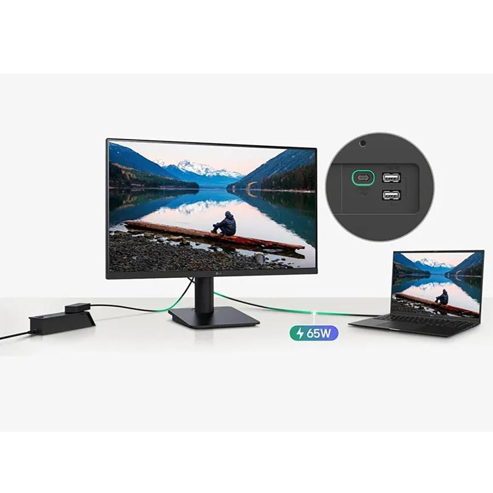 LG 27MS570B-B 27" Full HD 100Hz 5ms 16:9 USB Type-C IPS Gaming Monitor, Black