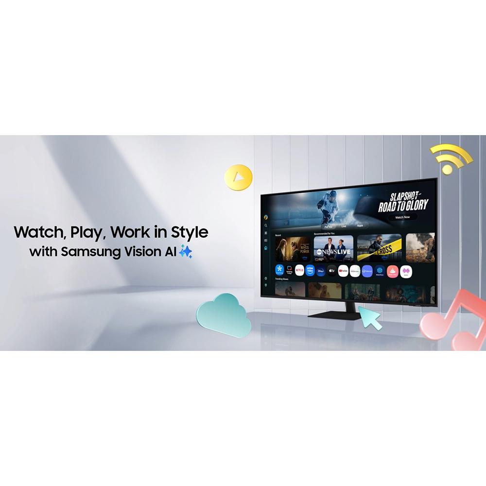 Samsung 43 inch Smart Monitor M7 M70F 4K Samsung Vision AI, Black