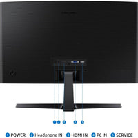 Samsung 24" Essential S3 (S36GD) Series FHD 100Hz 16:9 VA 1800R Curved Monitor