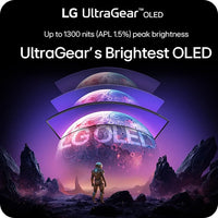 LG 34" UltraGear WQHD OLED Curved Gaming Monitor | 240Hz, 0.03ms (GtG), DisplayHDR