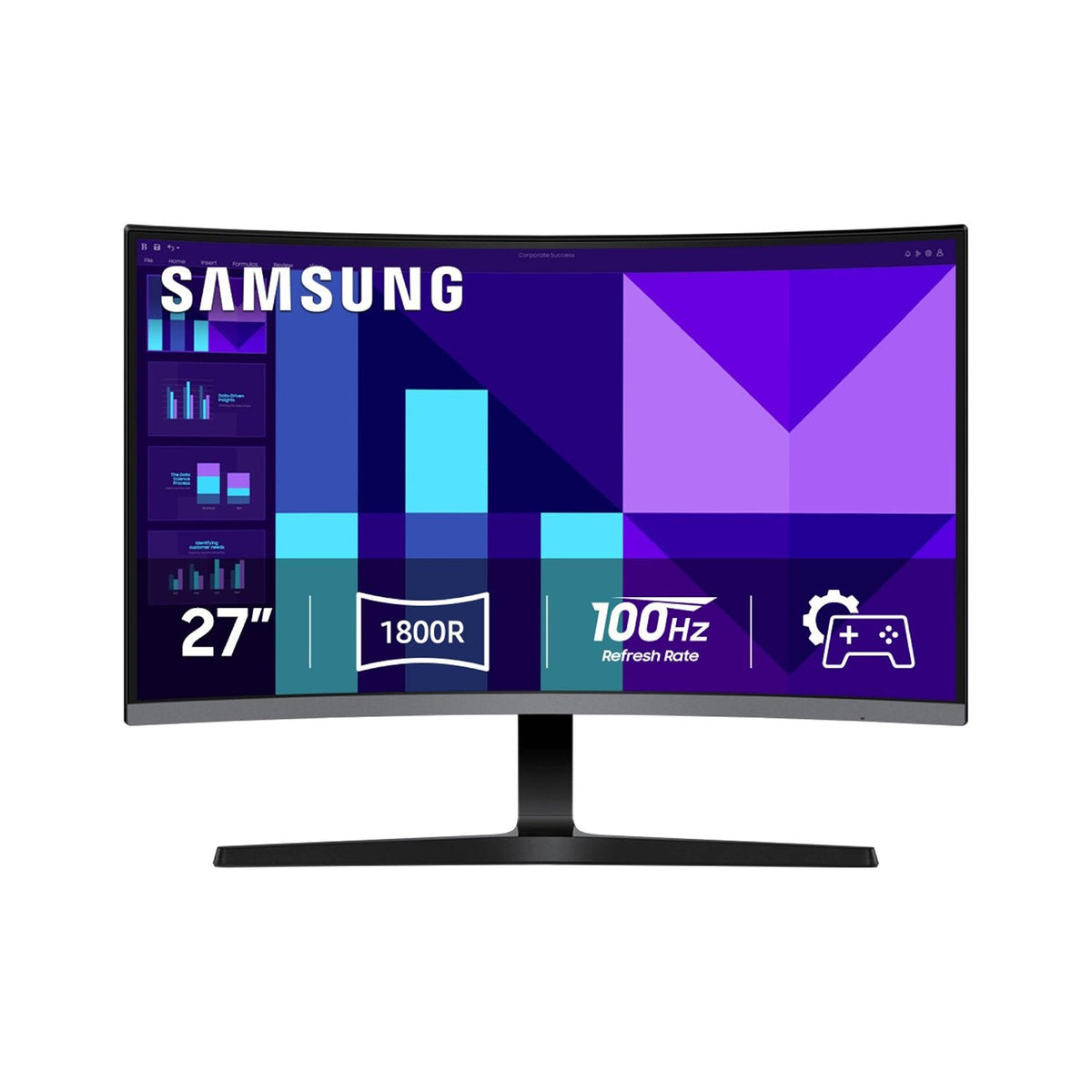 Samsung 27" S3 (S39GD) FHD 100Hz Curved Monitor with Speakers