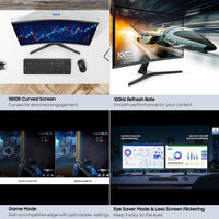 Samsung 27" S3 (S39GD) FHD 100Hz Curved Monitor with Speakers