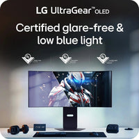 LG 45 Inch UltraGear OLED WQHD 240Hz 0.03ms G-Sync Curved Gaming Monitor