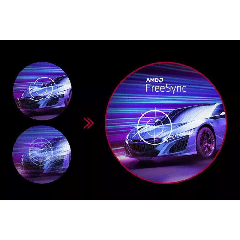 LG 24 Inch FHD 3-Side Borderless IPS 100Hz Monitor with FreeSync