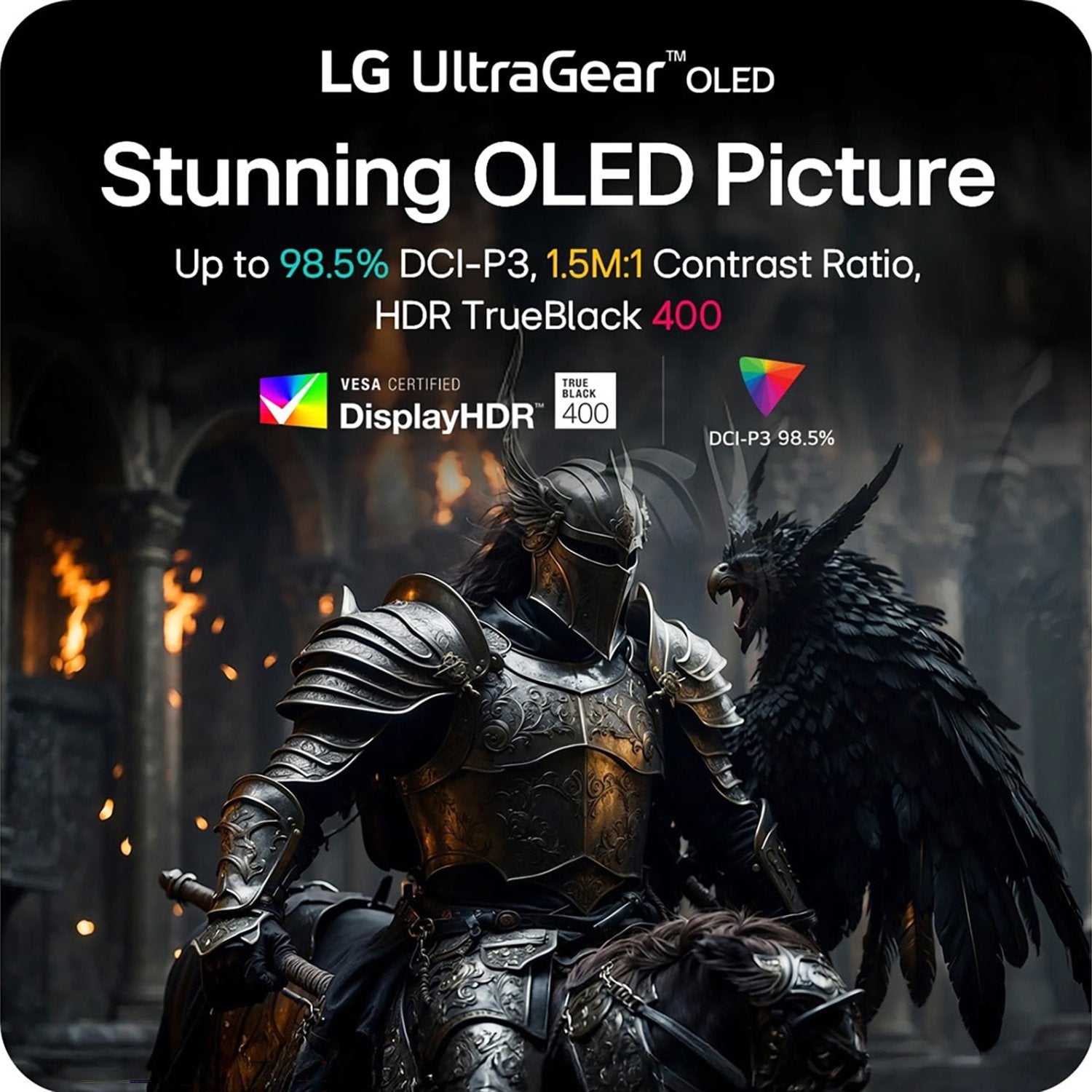 LG 39 Inch UltraGear OLED WQHD 240Hz 0.03ms 800R Curved Gaming Monitor