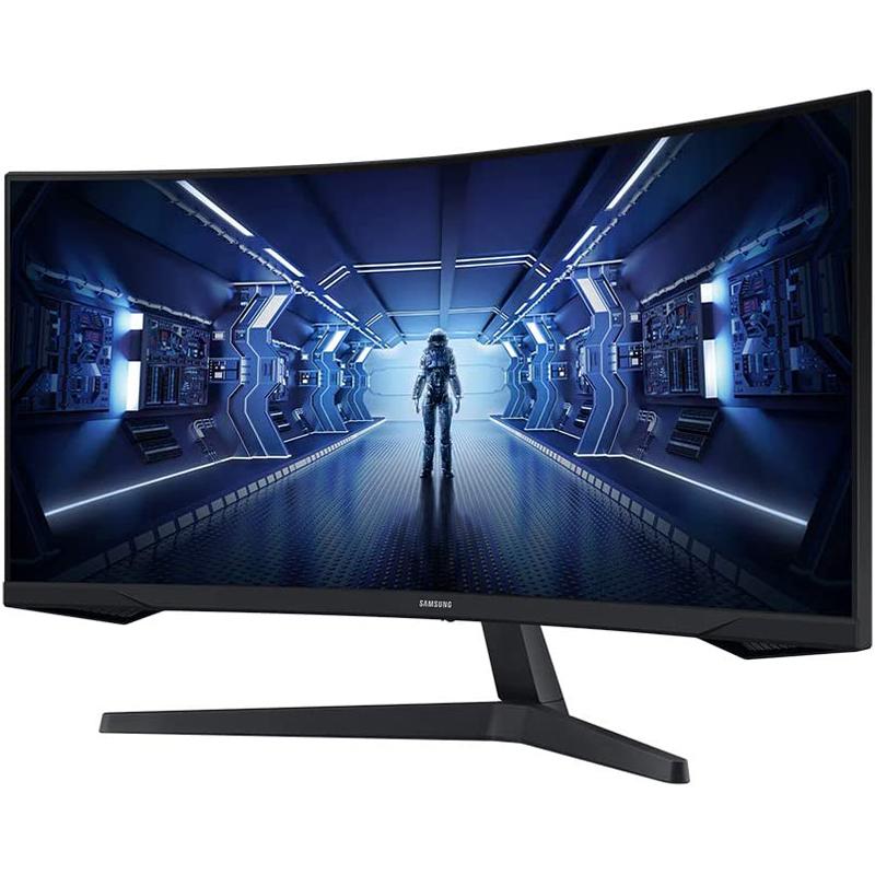 Samsung 34 inch Odyssey G55T WQHD 165Hz 1ms(MPRT) HDR Curved Gaming Monitor