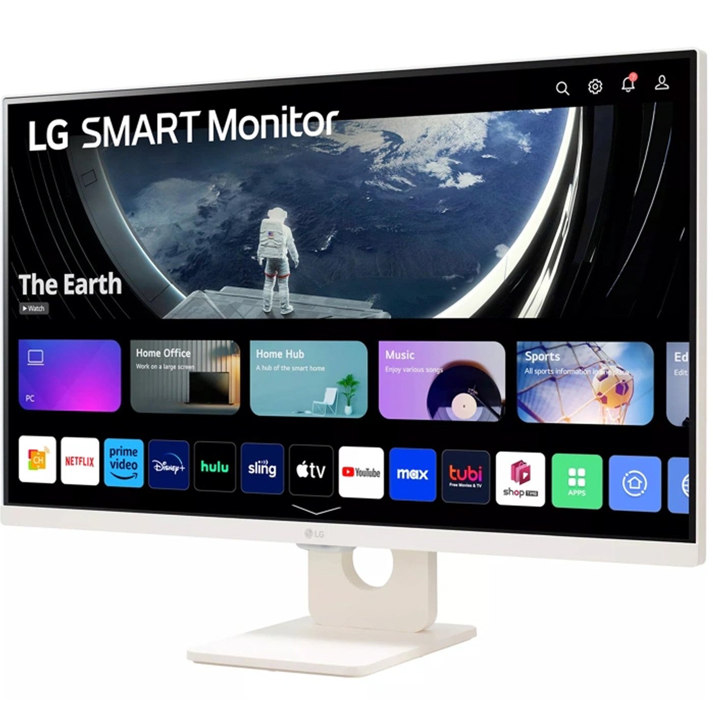 LG 27" FHD IPS Smart Monitor with webOS (27SR50F-W)