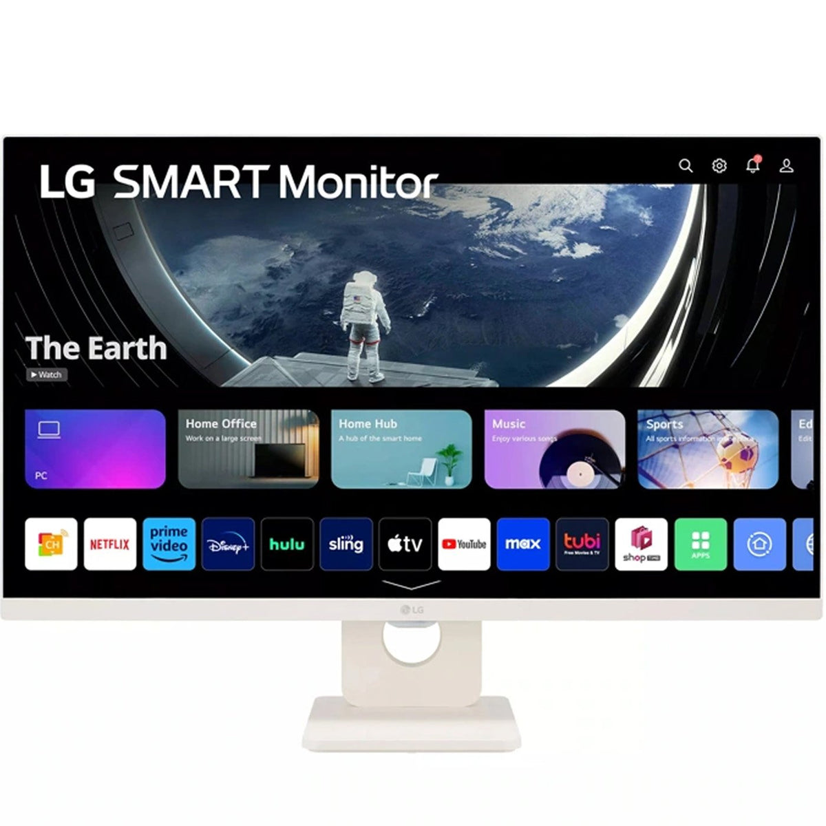 LG 27" FHD IPS Smart Monitor with webOS (27SR50F-W)