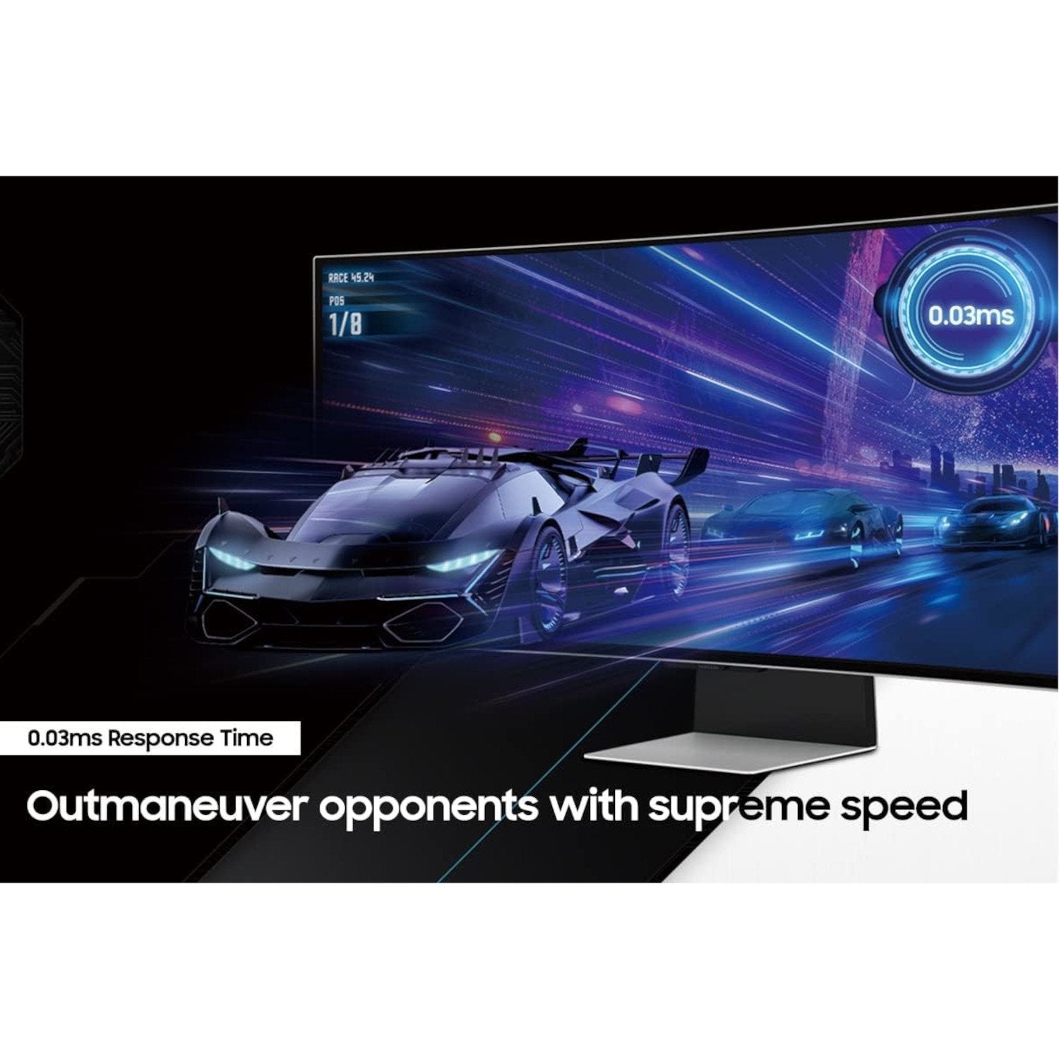 Samsung 34" G85SB OLED Ultra WQHD 175Hz Curved Smart Gaming Monitor