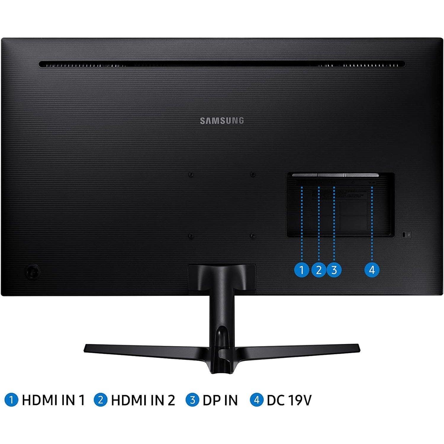 Samsung 32" ViewFinity UJ590 UHD Monitor - Dark Gray/Blue