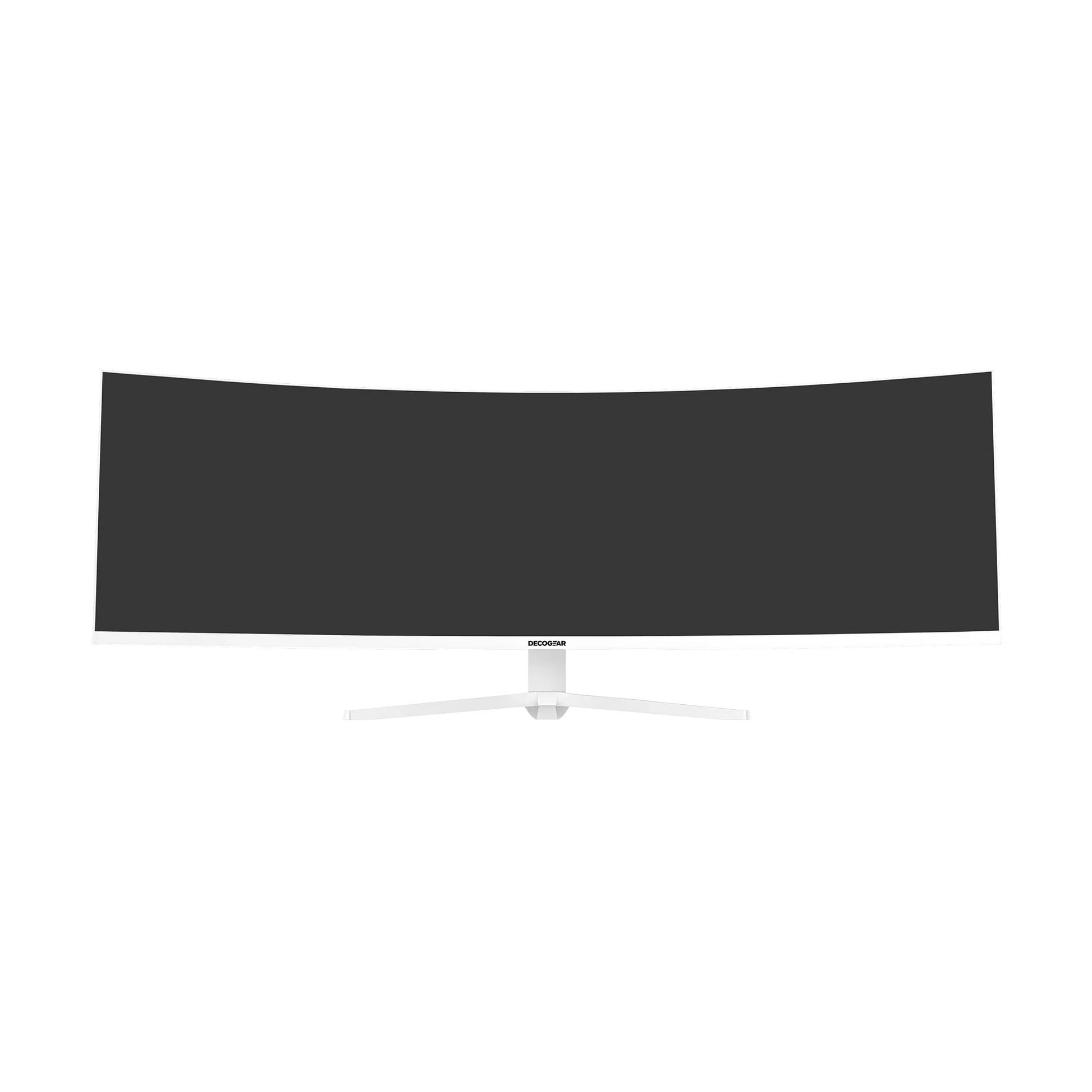 white ultrawide monitor