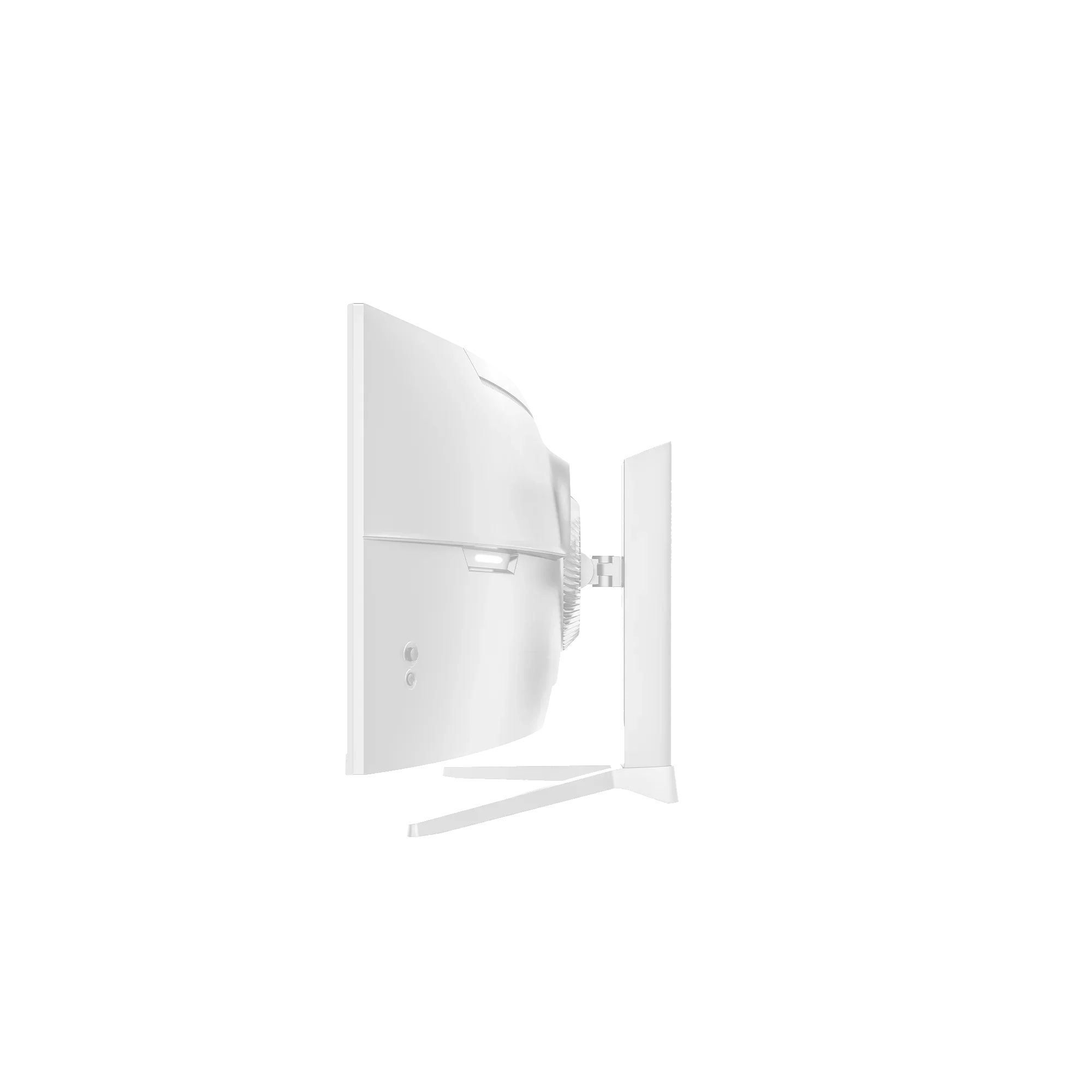 white ultrawide monitor