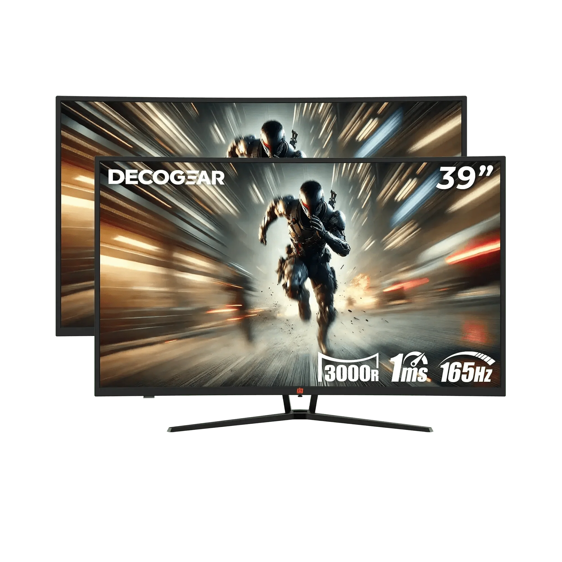 39” Black Monitor 2 Pack