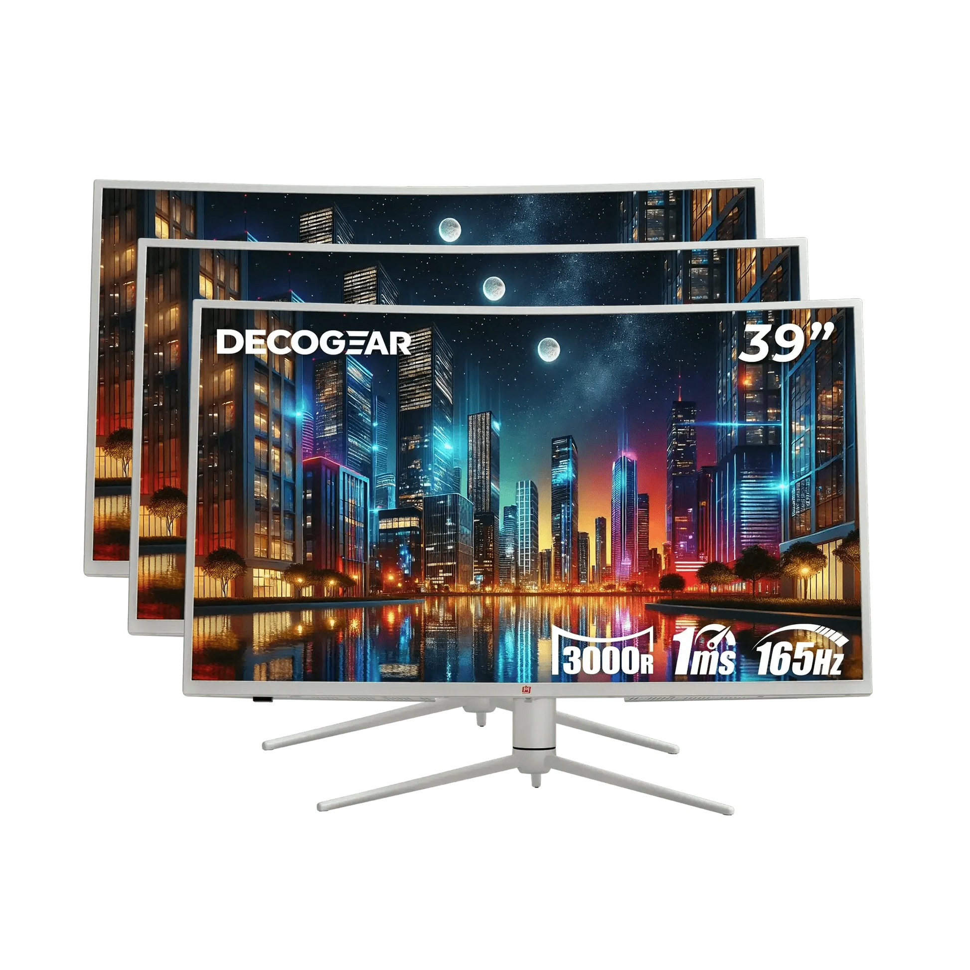 39” White Monitor - Deco Brands